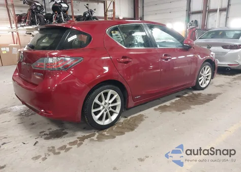 2012 Lexus Ct 200H Premium from USA, damaged, VIN JTHKD5BH6C2108787